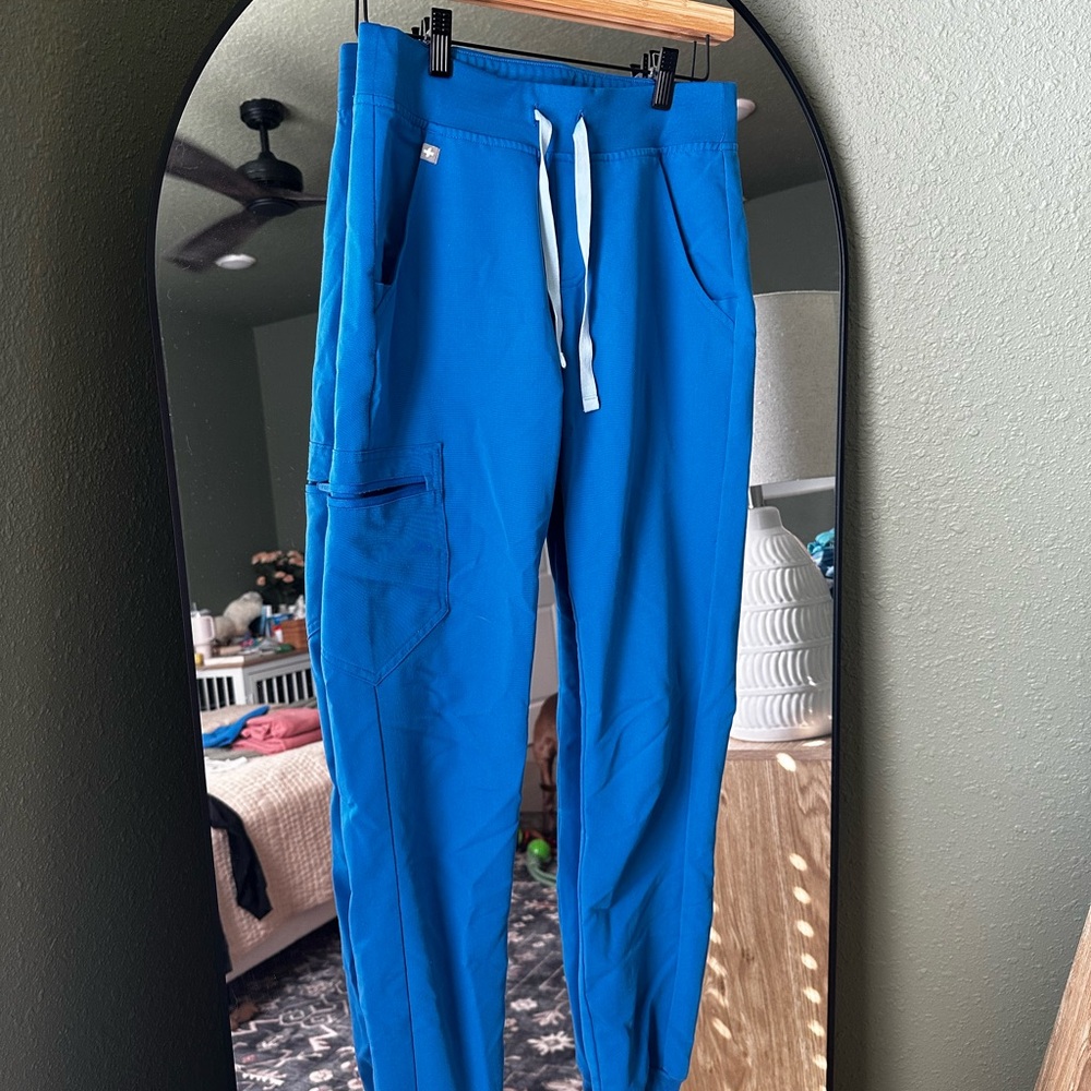 Figs Women's Royal Blue Zamora Jogger Scrub Pant - XS Tall